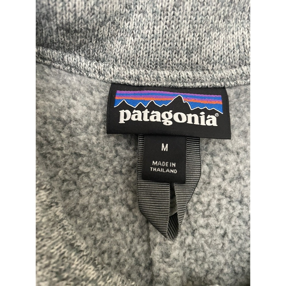 Patagonia Better Sweater Shirt Jacket Medium Gray Shacket Gorpcore Fleece Lined - Picture 4 of 9